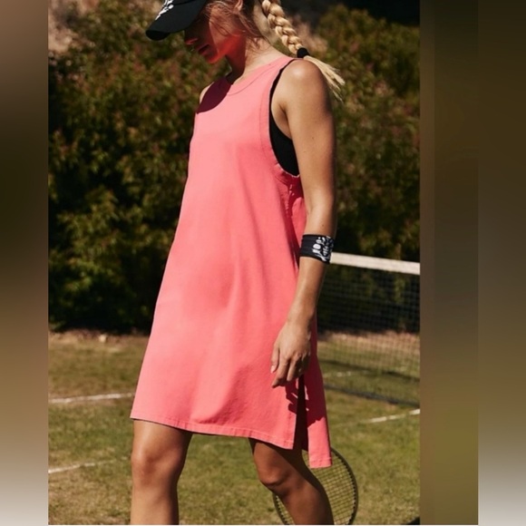 Free People Coral Backless Dress - Picture 3 of 10